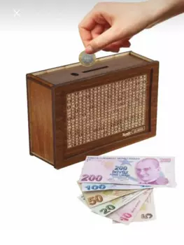 Деревянная коробка для хранения денег, евро доллар, сберегательный банк, органайзер на каждый день, коробка для планировщика, подарочные товары