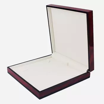 Деревянная коробка для украшений JMjermyn красная