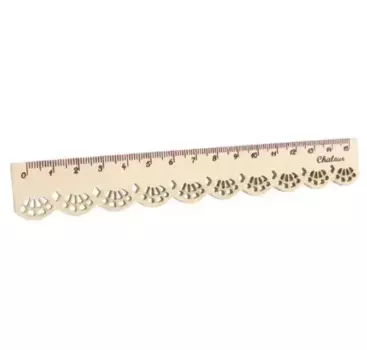 Деревянная линейка MOONBIFFY 15 см