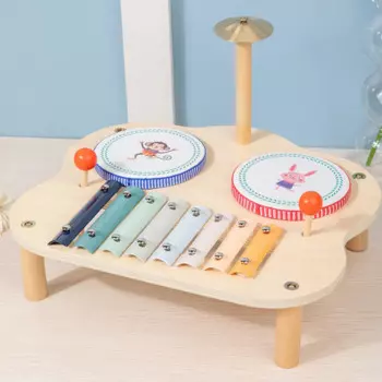 Деревянная музыкальная игрушка, музыкальный стол, игрушка Монтессори, игрушка для активности, сенсорная игрушка, искусственный инструмент для детей, девочек, мальчиков, подарки