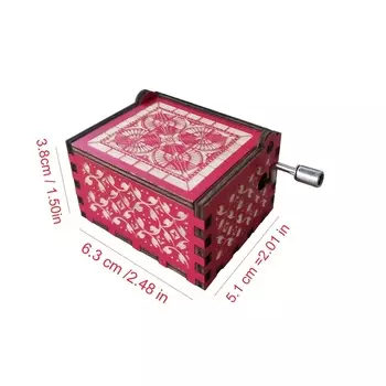 Деревянная музыкальная шкатулка ручной работы