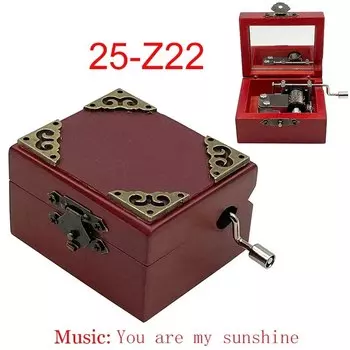 Деревянная музыкальная шкатулка с механизмом