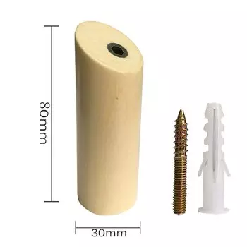 Деревянная настенная вешалка TAANY