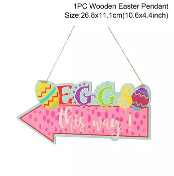 Деревянная пасхальная подвеска WNYZQ
