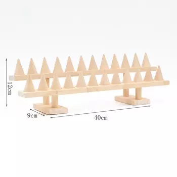 Деревянная подставка для колец TREACHI