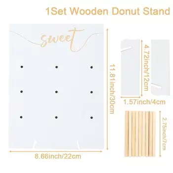 Деревянная подставка для пончиков PATIMATE