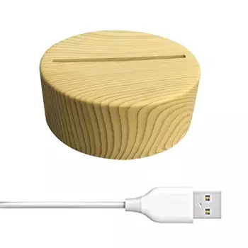 Деревянная подставка с подсветкой HNGCHOIGE