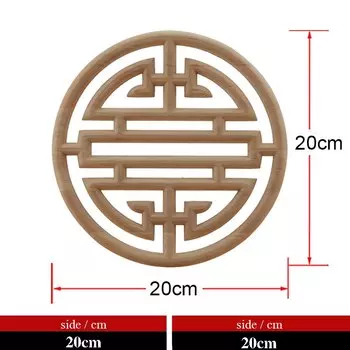 Деревянная резная аппликация VZLX Роза