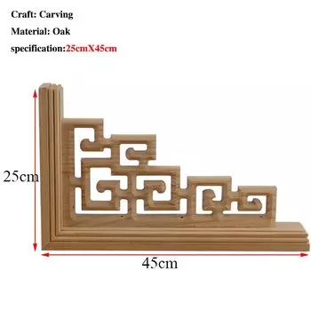 Деревянная резная цветочная статуя RUNBAZEF
