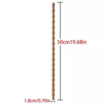 Деревянная резная угловая аппликация для мебели