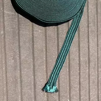 Деревянная рукоятка самурайского меча Post Green Silk Tsuka 26 см