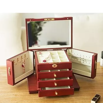 Деревянная шкатулка для украшений