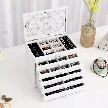 Деревянная шкатулка из палисандра и красного дерева