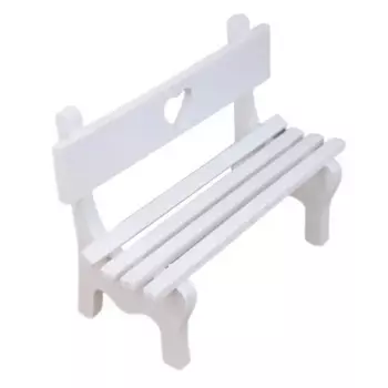 Деревянная скамейка MOONBIFFY для кукольного домика