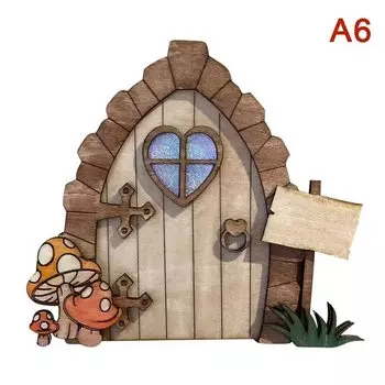 Деревянная сказочная дверь KittenBaby