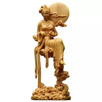 Деревянная статуэтка Чанъе QIANFANEIVES