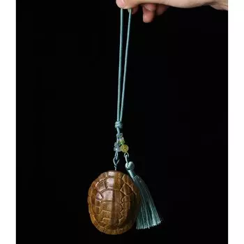 Деревянная статуэтка черепаха из сандалового дерева QIANFANEIVES