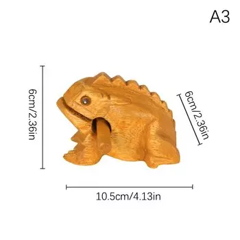 Деревянная статуэтка лягушки-счастья TPXCKz