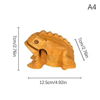 Деревянная статуэтка лягушки TPXCKz