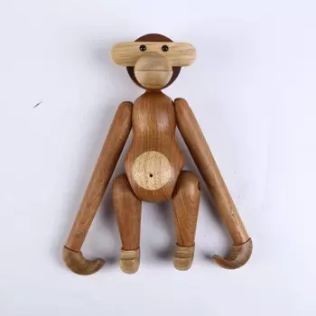 Деревянная статуэтка обезьянки smvp