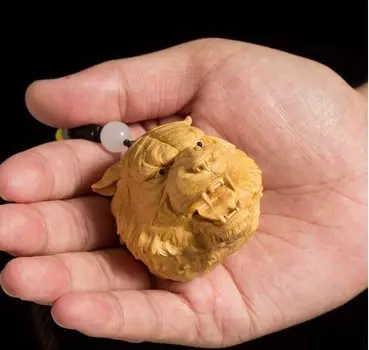 Деревянная статуэтка тигра QIANFANEIVES