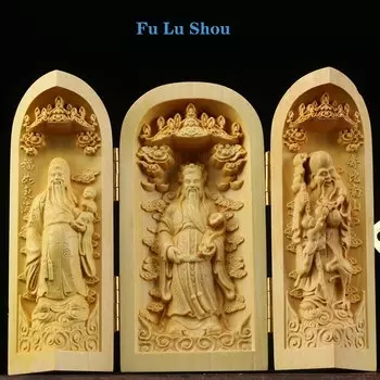 Деревянная статуэтка Гуаньинь QIANFANEIVES