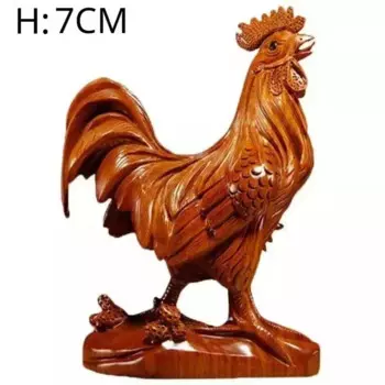 Деревянная статуя петуха WSHYUFEI