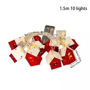 Деревянная светодиодная гирлянда WEIGAO 1,5 метра