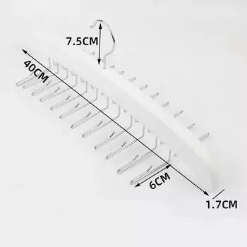 Деревянная вешалка для галстуков 24 крючка