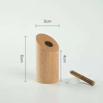 Деревянная вешалка с крючком