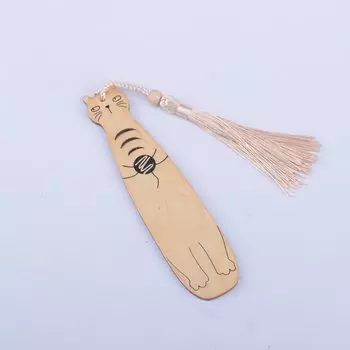 Деревянная закладка Marcapaginas