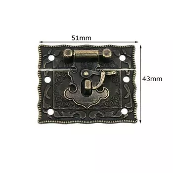 Деревянная застежка для шкатулки