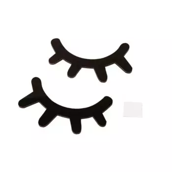 Деревянные 3D наклейки ресницы MOONBIFFY