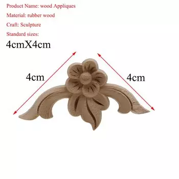 Деревянные аппликации VZLX для мебели