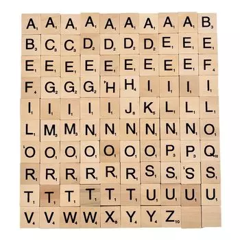 Деревянные буквы и цифры Aihogard