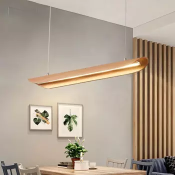 Деревянные люстры, лампы для столовой, подвесные светильники