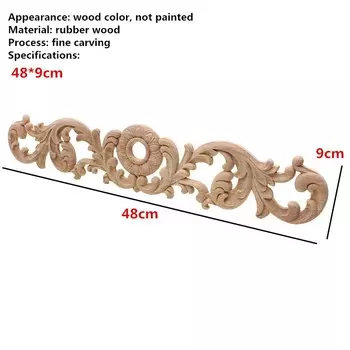 Деревянные накладки RUNBAZEF с резьбой