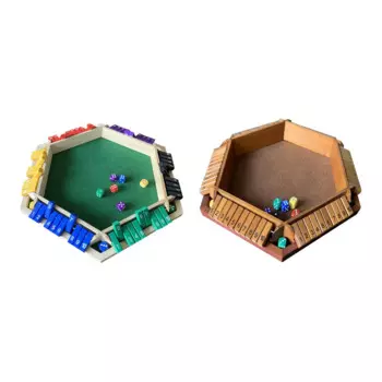 Деревянные настольные игральные кости для 2-6 игроков деревянная настольная доска для семейной фотографий