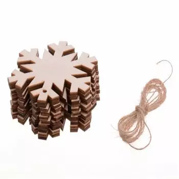 Деревянные новогодние украшения LAIMALA 10 шт.