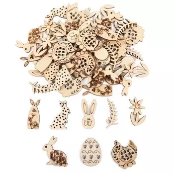 Деревянные пасхальные яйца ZQNYCY