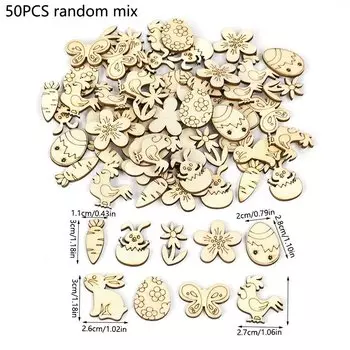 Деревянные пасхальные украшения YONGSNOW