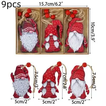 Деревянные подвески Щелкунчики ZQCXLD для елки