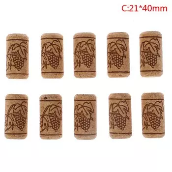 Деревянные пробки для бутылок CANAMEK (10 шт.)