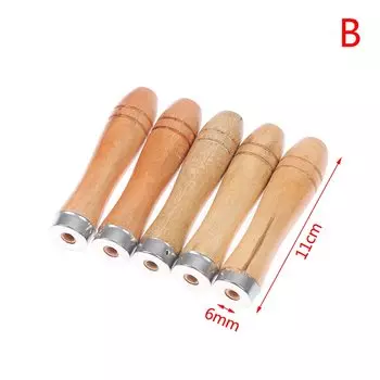 Деревянные ручки для инструментов, 5 шт., HUXUAN