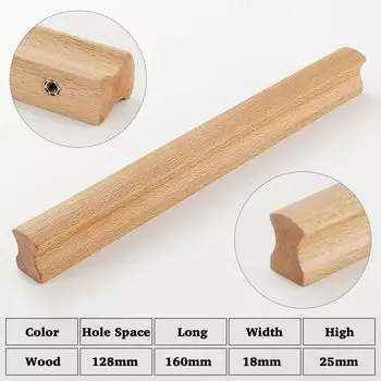 Деревянные ручки для шкафов из ореха