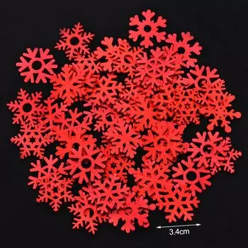 Деревянные снежинки ZQNYCY