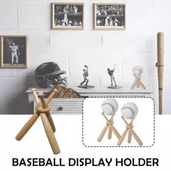 деревянный держатель для бейсбола, мини-подставка для бейсбольной биты, кронштейн для поддержки теннисного мяча для гольфа Beisbol, аксессуары для бейсбола для софтбола