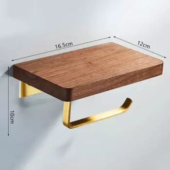 Деревянный держатель для туалетной бумаги