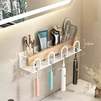 Деревянный держатель для зубной щетки