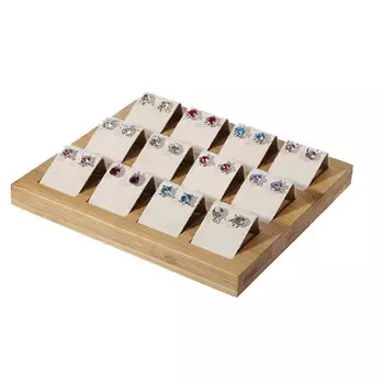 Деревянный дисплей для сережек TREACHI